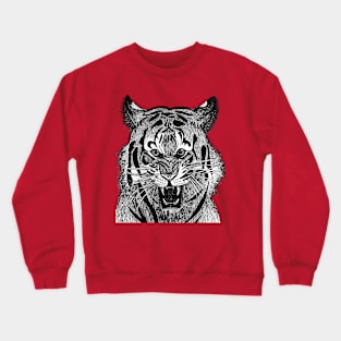 White Tiger Crewneck Sweatshirt